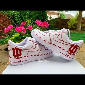Custom IU Air Forces 1s